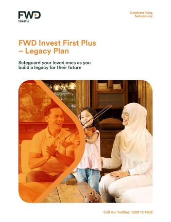 Invest First Plus Legacy FWD Takaful